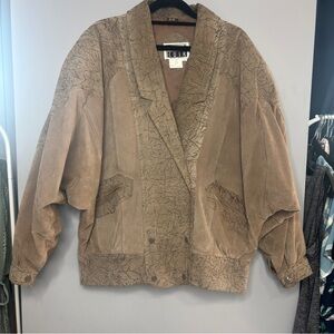 1980’s batwing leather jacket